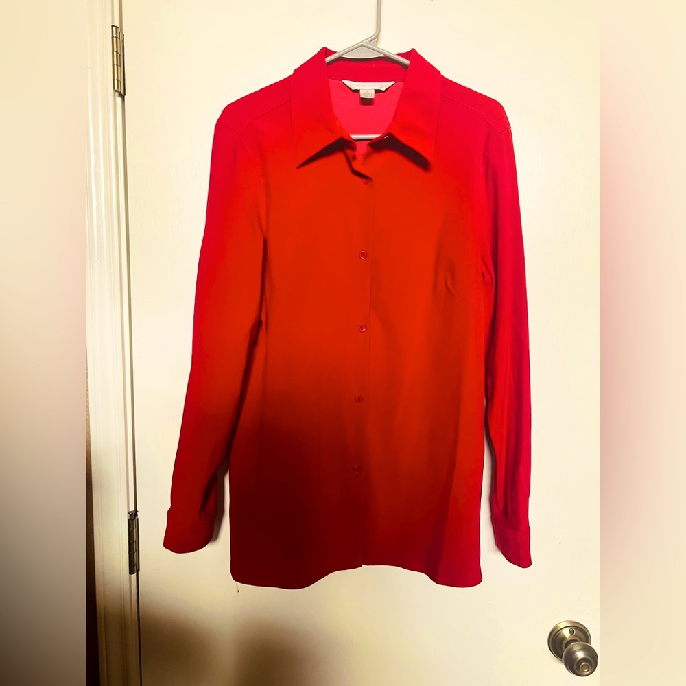 Suede-Cloth Blouse